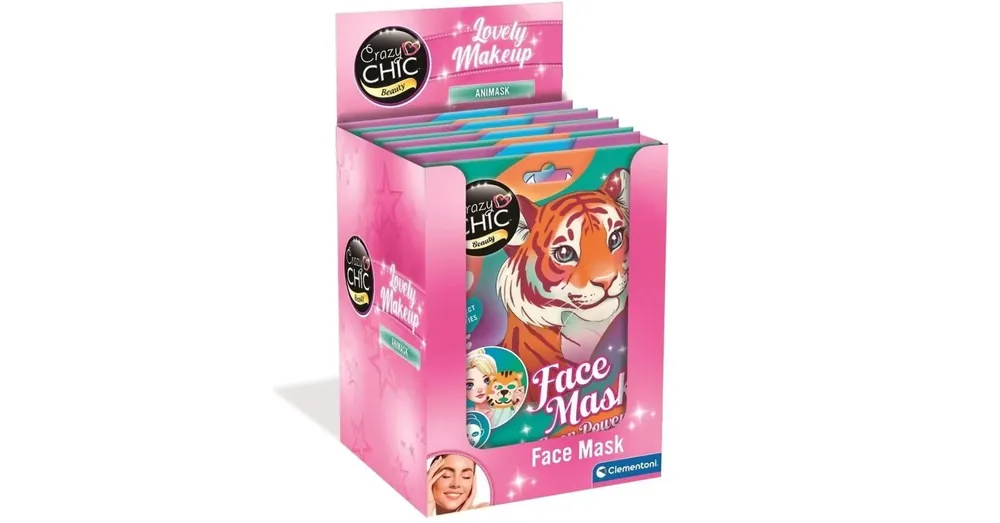 Crazy Chic Beauty állatos arcmaszk többféle változatban 1 db – Clementoni Legkelendőbb