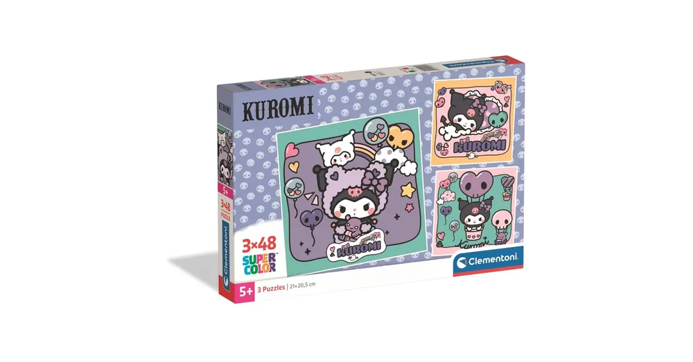 Vedd meg online Kuromi 3×48 db-os Super Color puzzle – Clementoni