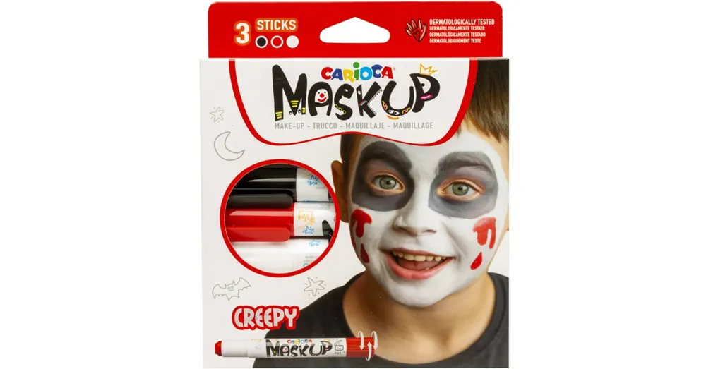 Maskup Halloween arcfestő szett 3 színnel – Carioca Expressz szállítás
