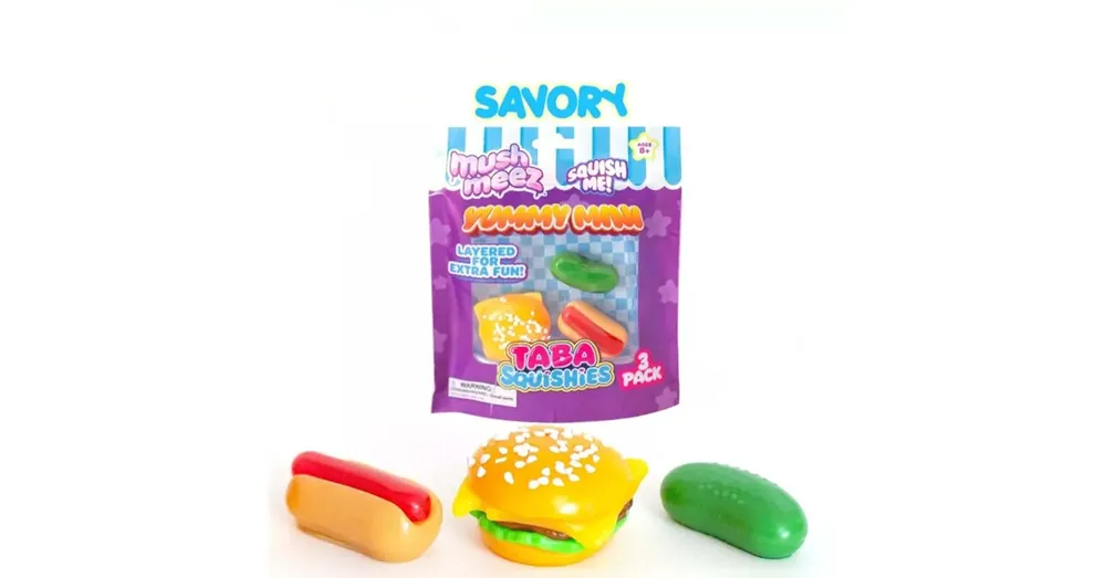 Expressz szállítás Mushmeez DIY puha, squishy mini finomságok 3 db-os szett többféle 1 db
