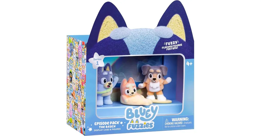 Bluey Fuzzies Epizód 3 db-os szett – A strand Népszerű