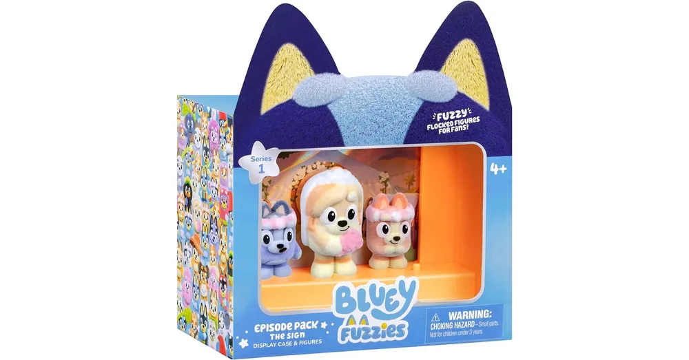 Bluey Fuzzies Epizód 3 db-os szett – A jel Kihagyhatatlan ajánlat