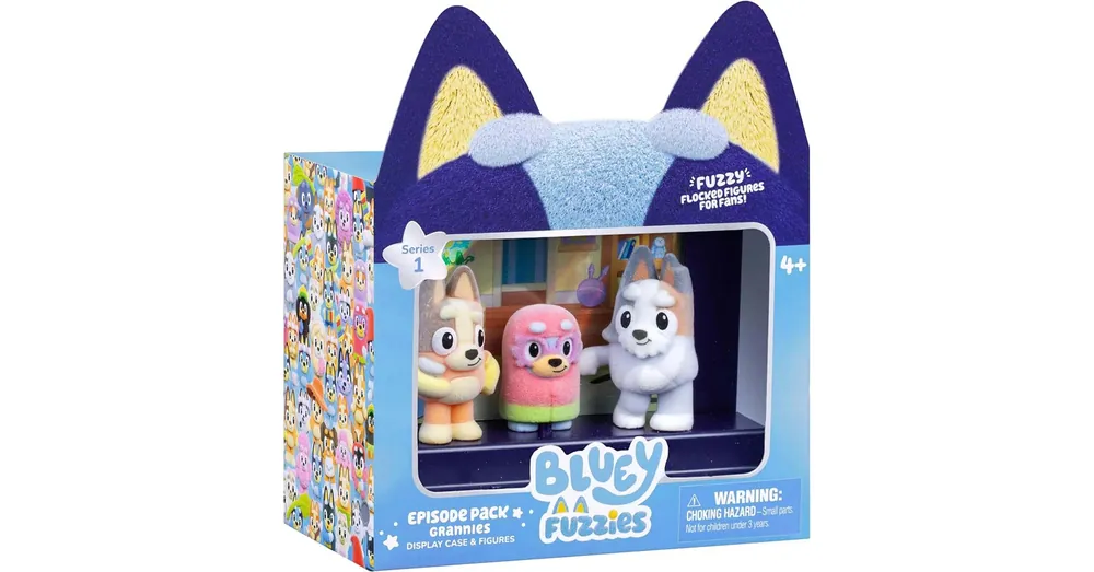 Ne maradj le Bluey Fuzzies Epizód 3 db-os szett – Nagyszülők