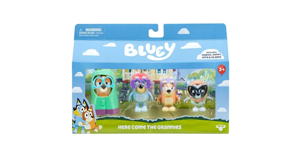 Bluey Nagymamák 4 db-os játékszett Vásárlói kedvenc