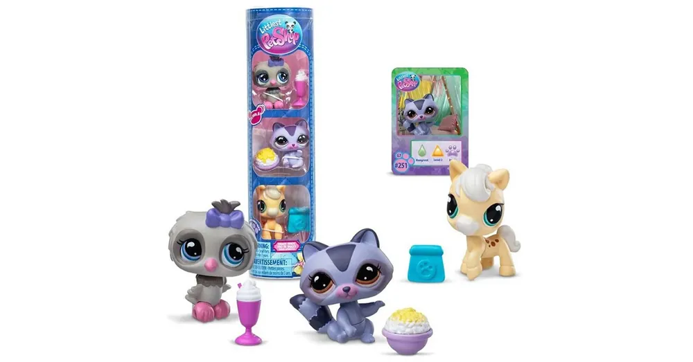 Népszerű Littlest Pet Shop Bagoly, mosómedve, póni 3 db-os figura csomag 4. széria