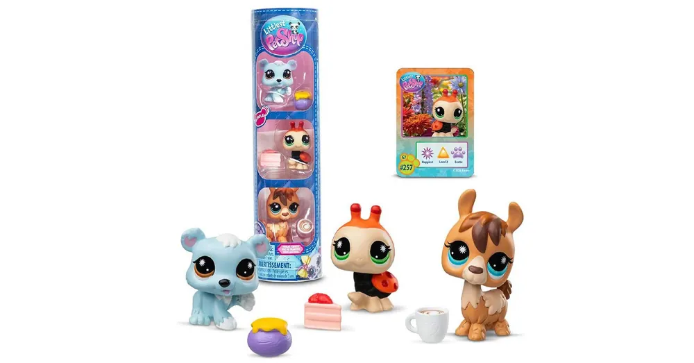 Kiárusítás Littlest Pet Shop Jegesmedve, katica, láma 3 db-os figura csomag 4. széria