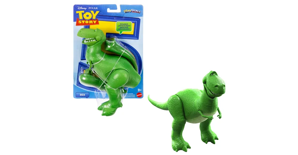Toy Story 5 Rex játékfigura 18 cm – Mattel Szezonális akció