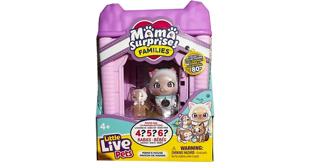 Szuper akció Little Live Pets Mama Surprise Cica család