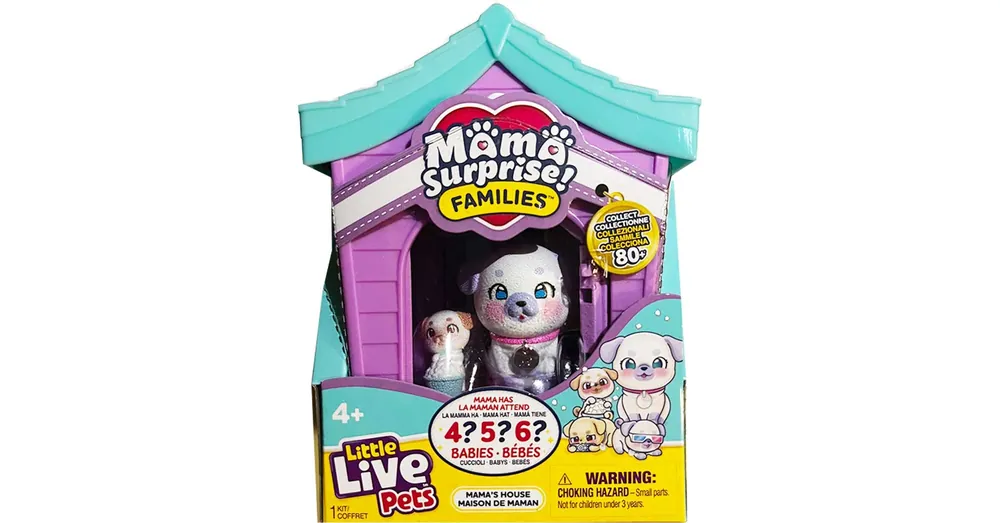 Azonnal elérhető Little Live Pets Mama Surprise Pug család