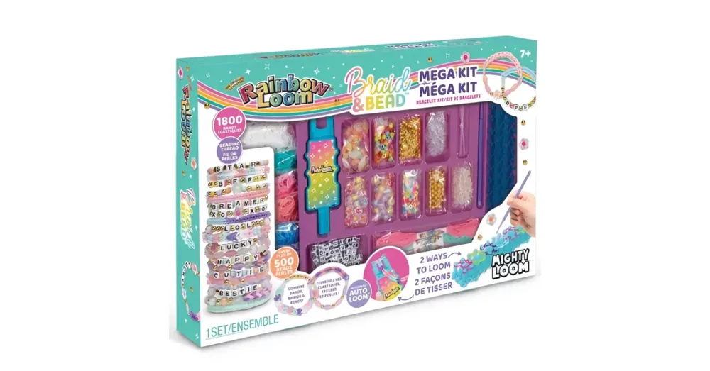 Rainbow Loom Óriás gumikarkötő és gyöngyfűző készlet Expressz szállítás