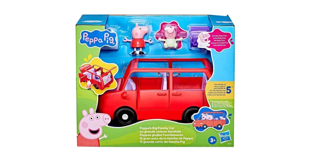 Ne maradj le Peppa malac Peppa nagy családi autója játékszett – Hasbro