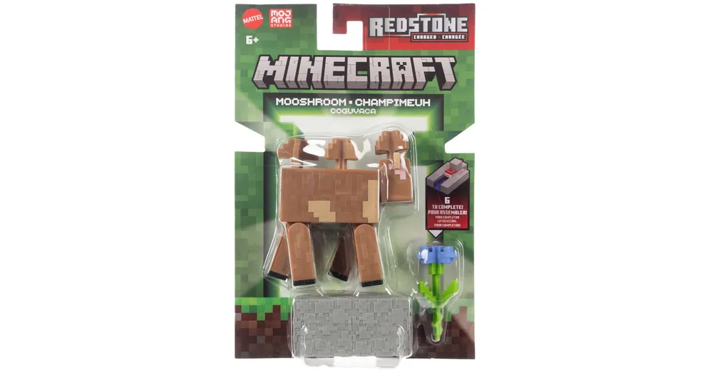 Alacsony ár Minecraft Mooshroom figura kiegészítőkkel - Mattel
