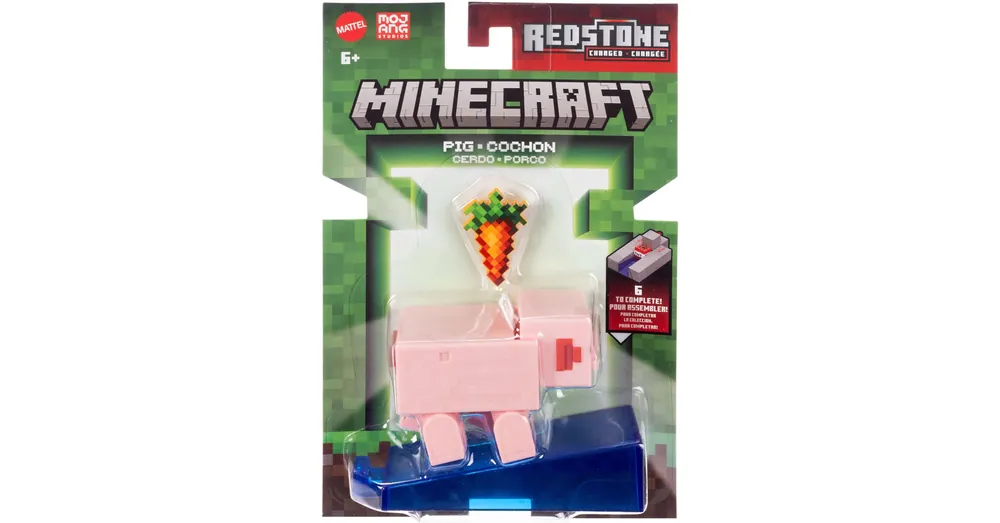 Minecraft Malac figura kiegészítőkkel - Mattel Szuper akció