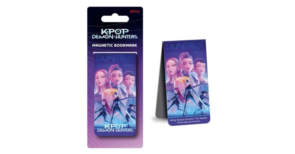 Szuper akció K-Pop Démonvadászok mágneses könyvjelző