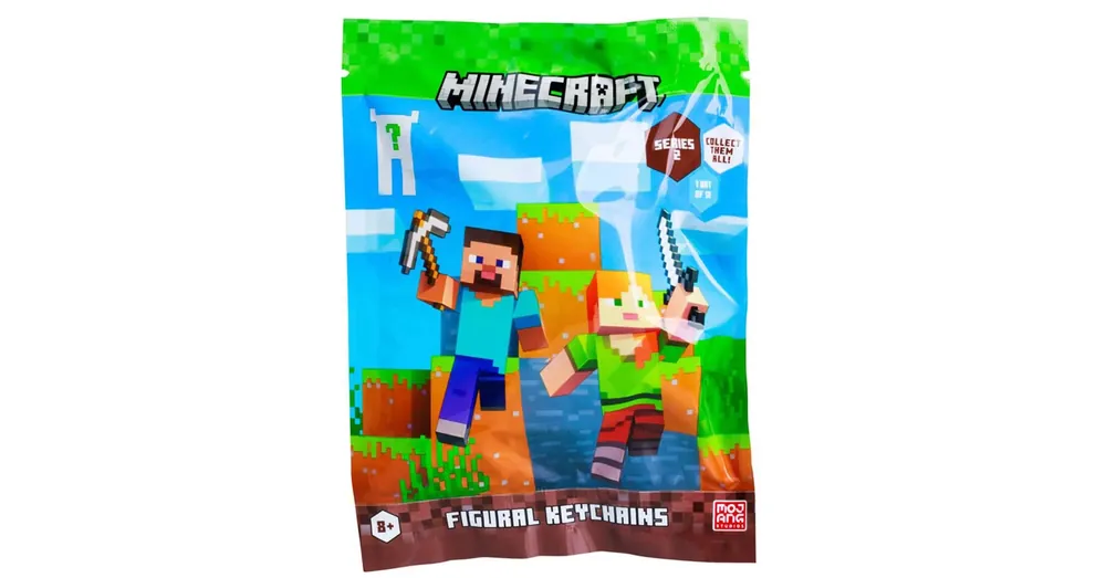 Biztonságos vásárlás Minecraft meglepetés kulcstartó figura többféle - 1db
