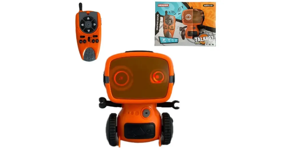 Népszerű RC interaktív TalkBot robot narancssárga színben 2,4GHz