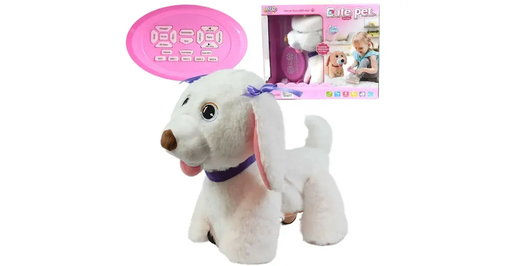 RC Cute Pet Távirányítós Labrador kutyus kiegészítőkkel 2.4GHz-es Árengedmény
