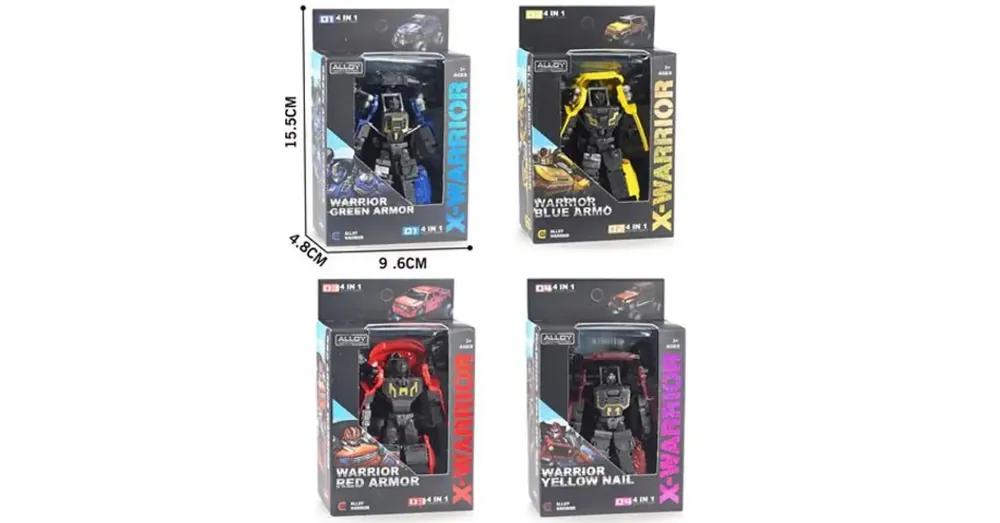 Autóvá alakítható robot figura 8 cm többféle változatban Bestseller