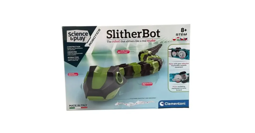 SciencePlay SlitherBot csúszó-mászó robot kígyó – Clementoni Végkiárusítás