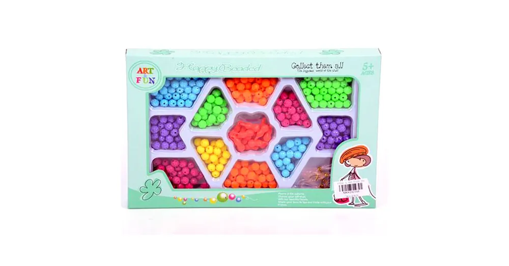Végkiárusítás ArtFun Ékszerkészítő szett színes gömb alakú gyöngyökkel