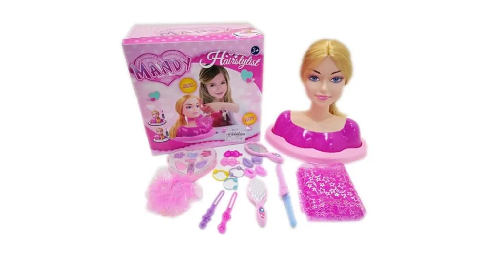 Mandy HairStylist fodrászolható és sminkelhető babafej Nézd meg most