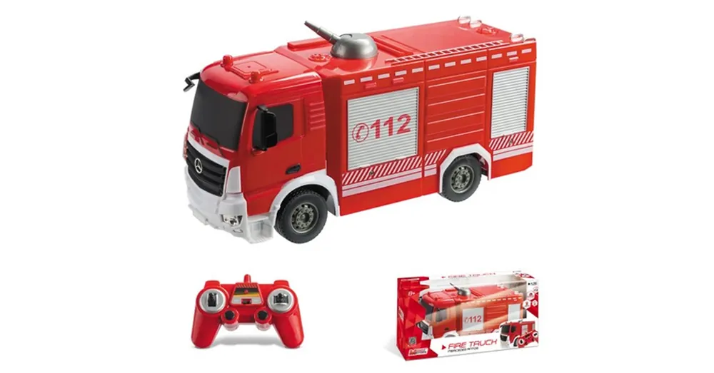 Mercedes Antos távirányítós tűzoltóautó 1/26 – Mondo Motors Olcsó