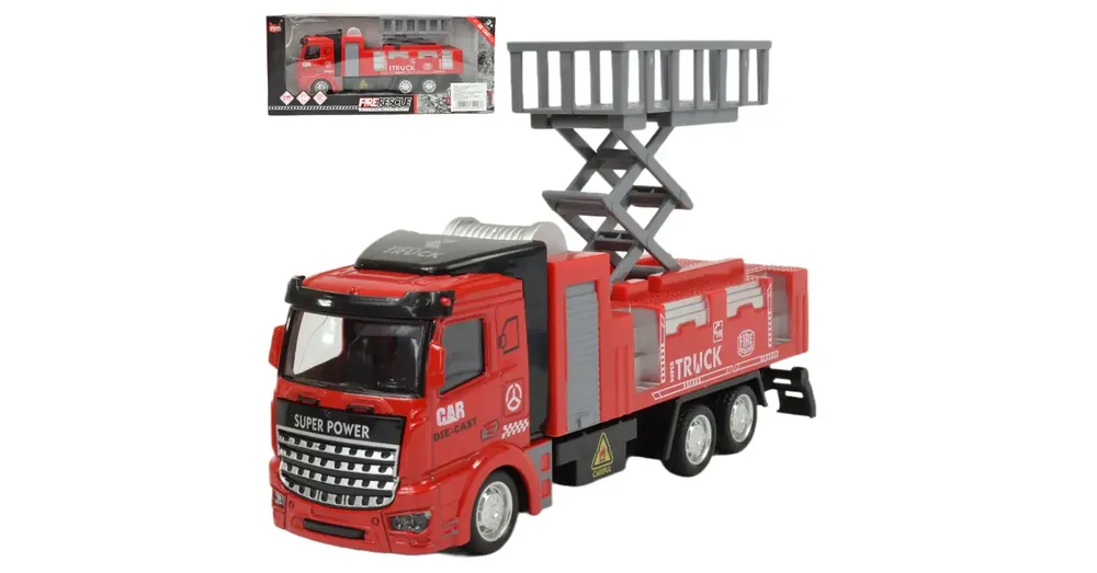 Biztonságos fizetés Tűzoltó teherautó emelőkosárral 1/48