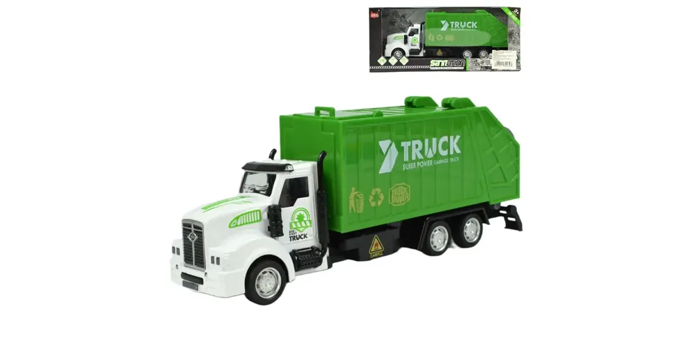 Szelektív hulladékgyűjtő teherautó 1/48 Biztonságos fizetés