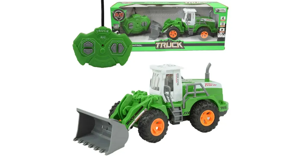 Olcsóbb RC Homlokrakodó távirányítós autó fénnyel 1/48