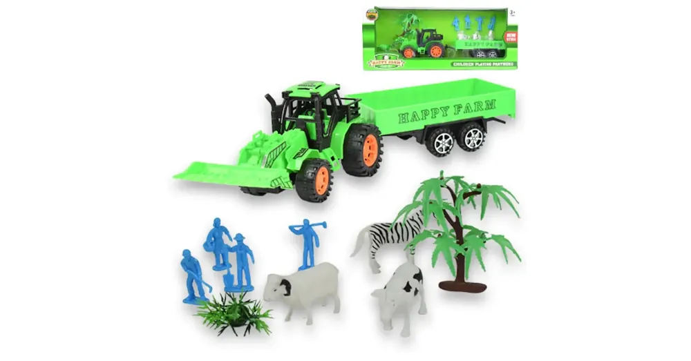 Ne maradj le Happy Farm Traktor pótkocsival és kiegészítőkkel