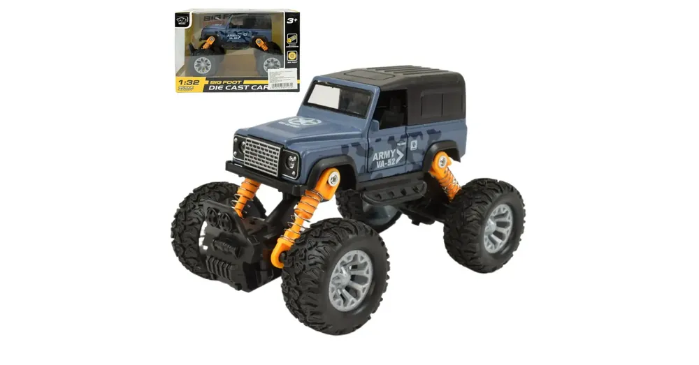 Off-Road hátrahúzós szürke Land Rover terepjáró 1/32 Kedvezmény