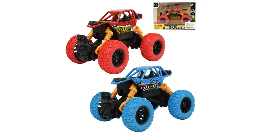 Off-Road hátrahúzós kék rally autó 1/32 Kiárusítás