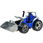 Biztonságos fizetés LENA Óriás traktor homlokrakodóval kék/fehér 62 cm