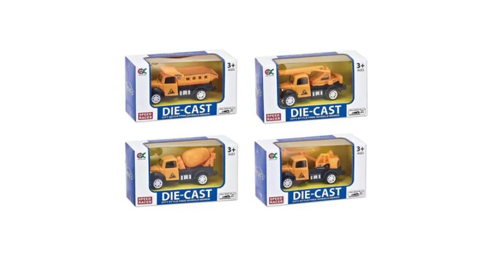 Biztonságos fizetés Die-Cast Classics Építőipari teherautók több változatban 1/55