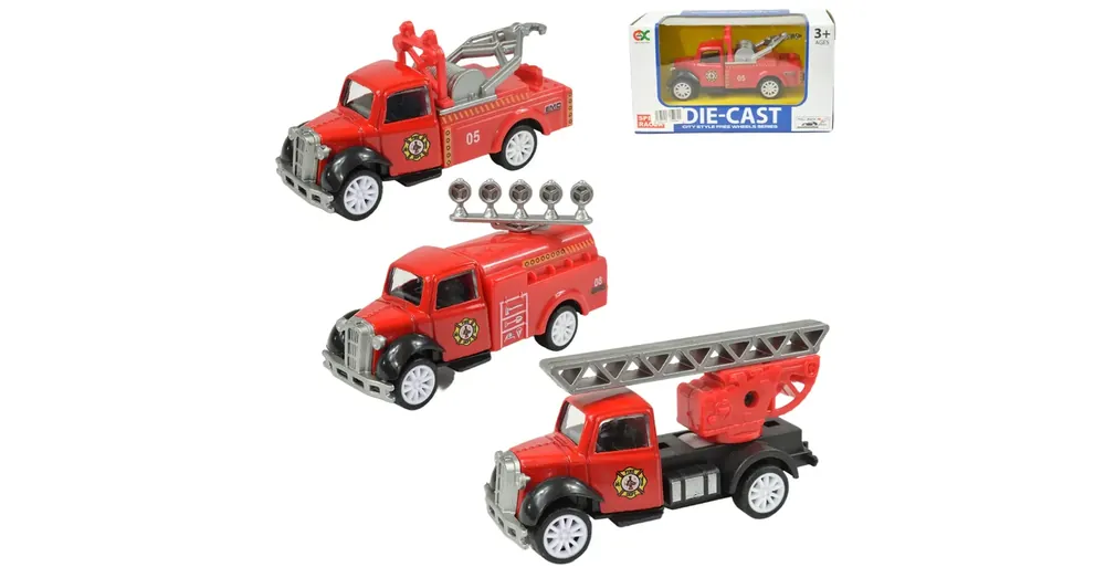 Die-Cast Classics Tűzoltó teherkocsik több változatban 1/55 Csak ma