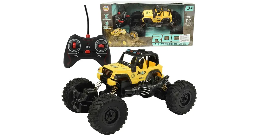 RC Távirányítós Wrangler Crawler terepjáró autó fénnyel 1/24 Olcsó
