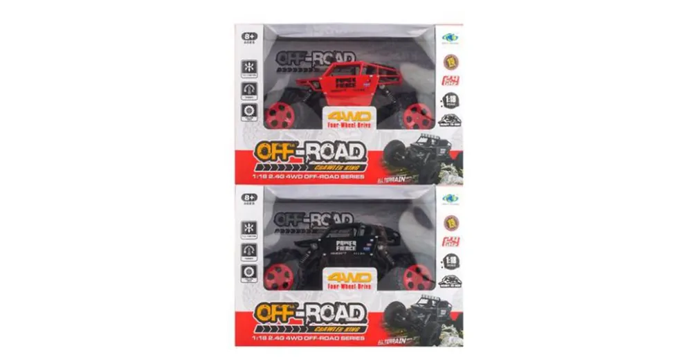 RC King Crawler távirányítós terepjáró autó 2.4GHz-es 1/18 Népszerű