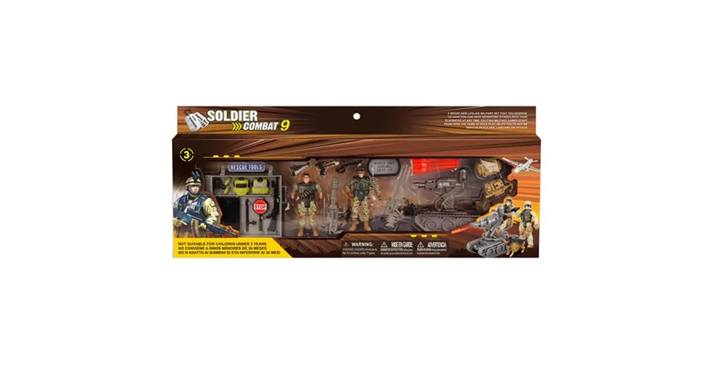 Combat Force 9 Katonai játék szett önjáró löveggel Népszerű