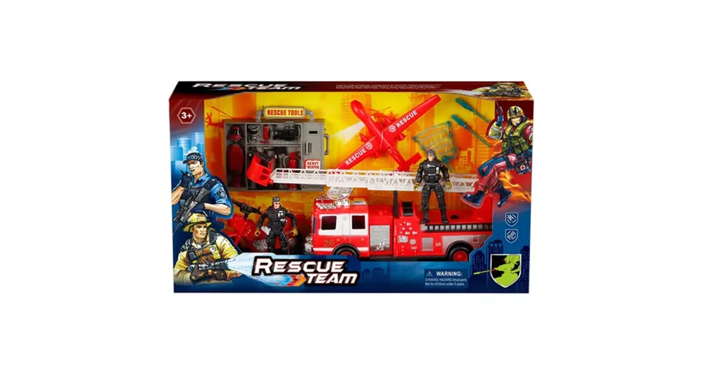 Rescue Team tűzoltósági játékszett figurákkal Árengedmény