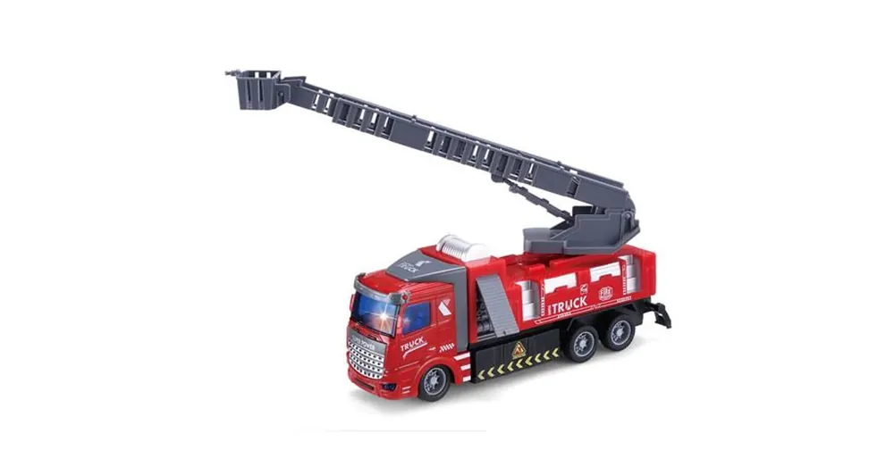 RC távirányítós tűzoltóautó emelőkosaras daruval 1/48 27MHz Outlet