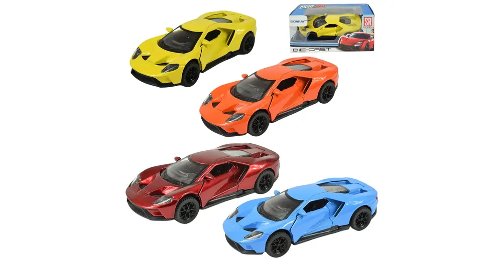 Fém hátrahúzós luxus sportautó fénnyel és hanggal 1/43 Akciós ár
