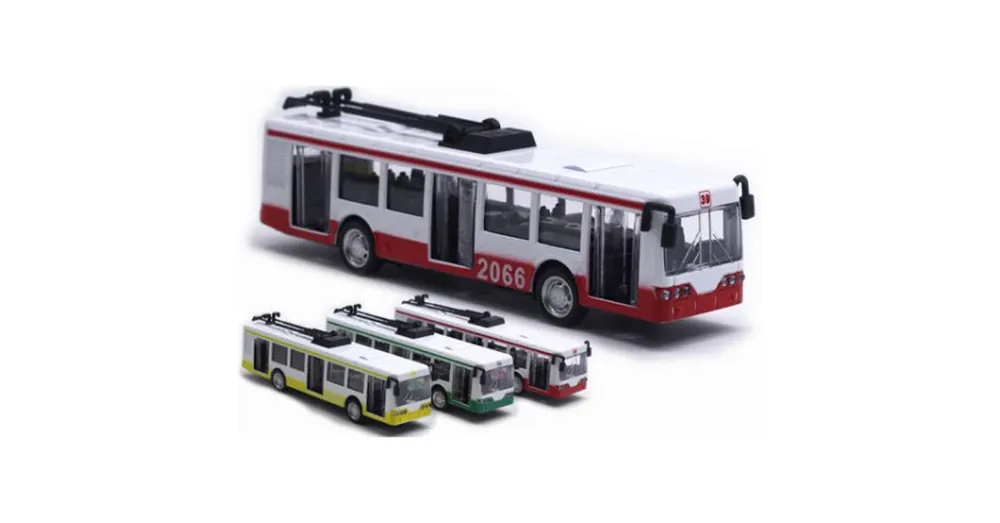 Trolibusz fém modell több színváltozatban 1/90 Kedvezmény