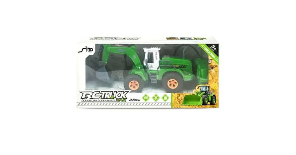 RC Truck zöld távirányítós munkagép 1/30 27MHz Utolsó esély