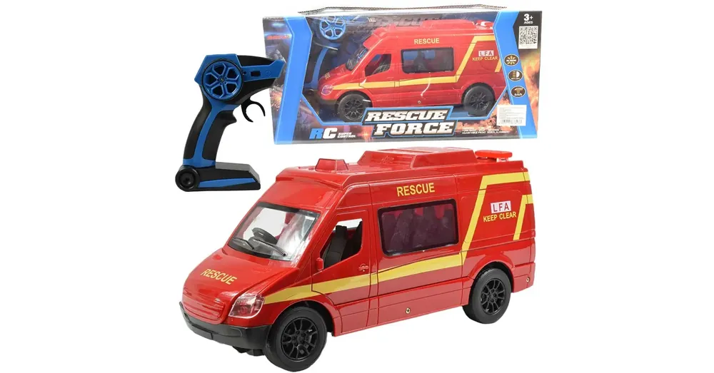 Alacsony ár RC Rescue távirányítós tűzoltóautó 2,4GHz 1/12