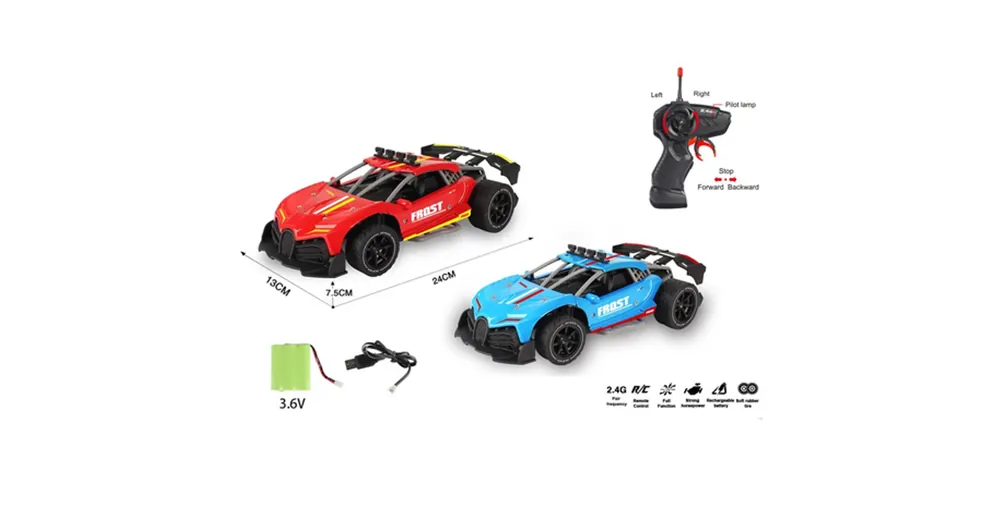 Távirányítós RC sportautó kétféle változatban 1/16 2,4GHz Legnépszerűbb