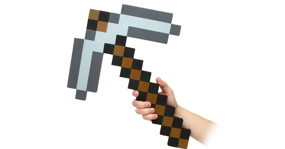 Minecraft Szivacs vas csákány 45cm Végkiárusítás