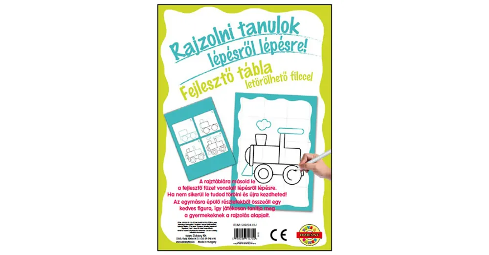 Rendeld meg most Rajzolni tanulok fiús fejlesztő tábla