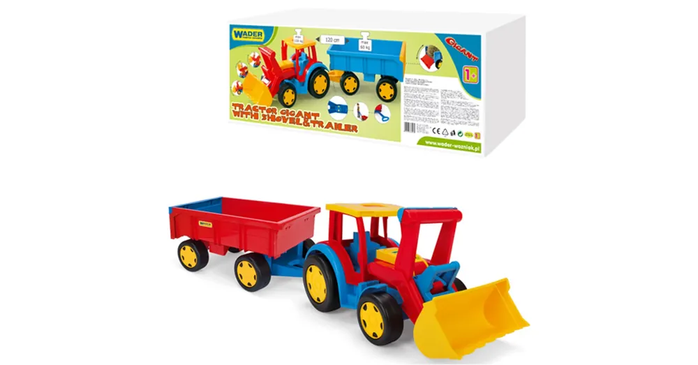 Expressz kézbesítés Óriás munkagép utánfutóval 110 cm-es – Wader