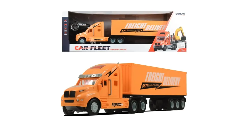 Távirányítós csőrös konténeres kamion kétféle változatban 1/14 2,4GHz Szezonális akció
