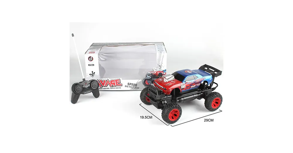 Bestseller RC Off-Road távirányítós Charger izomautó fénnyel 27 MHz 1/14